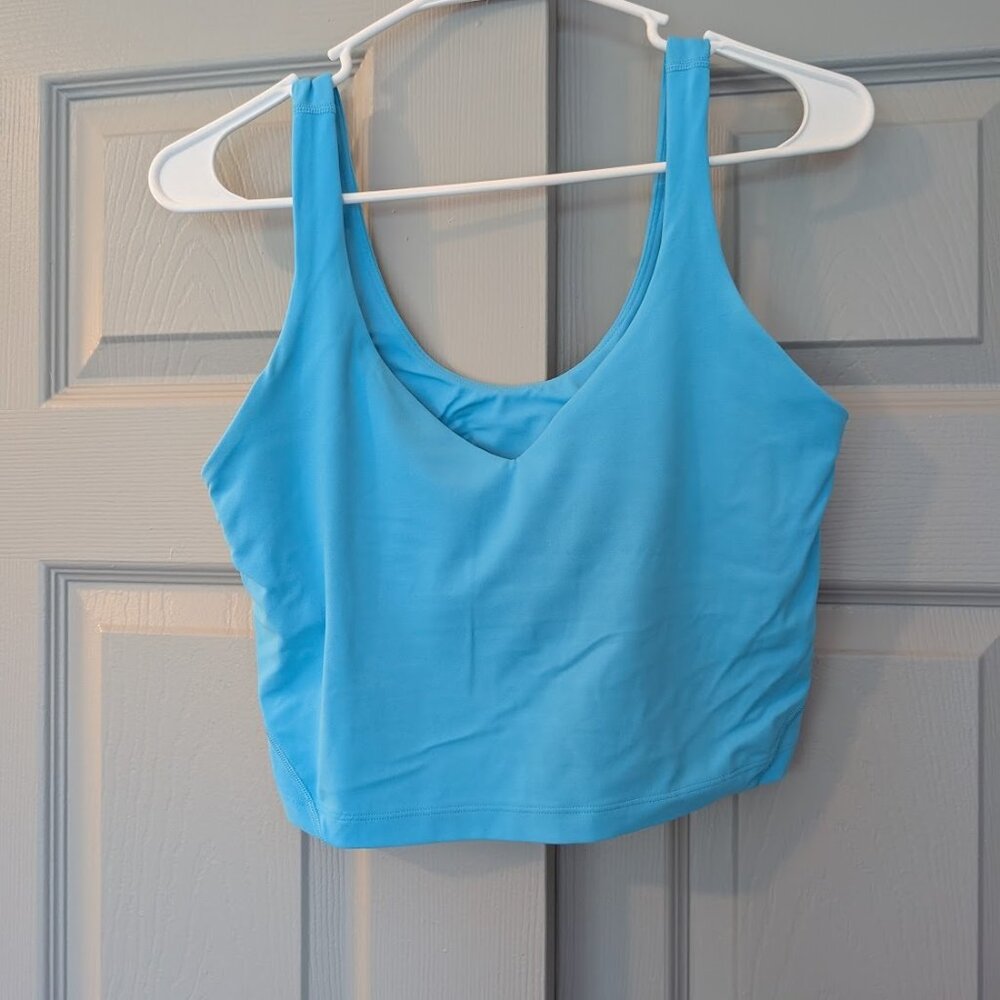 ** SOLD ** lululemon Kayak Blue Align tank top size 10